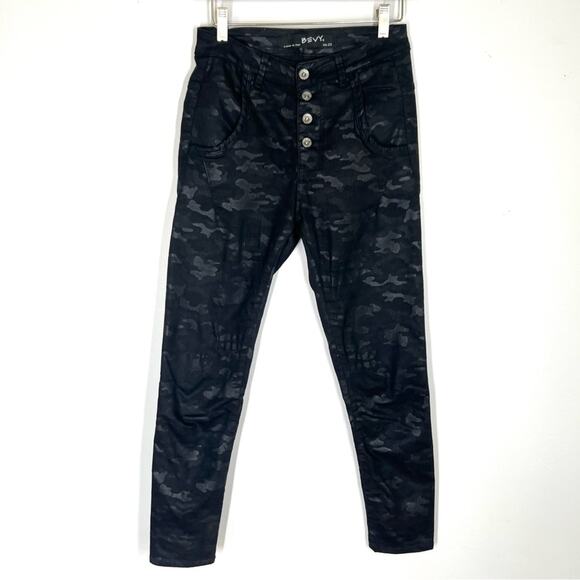 Bevy Flog Sz 25 Commando Button Fly Pant Black Camo - Picture 4 of 15